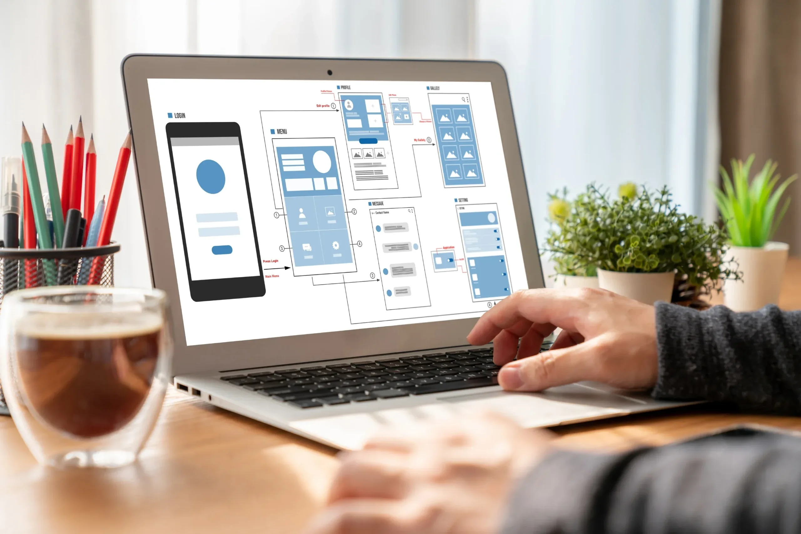 Web UI/UX design and responsive interfaces in Newark