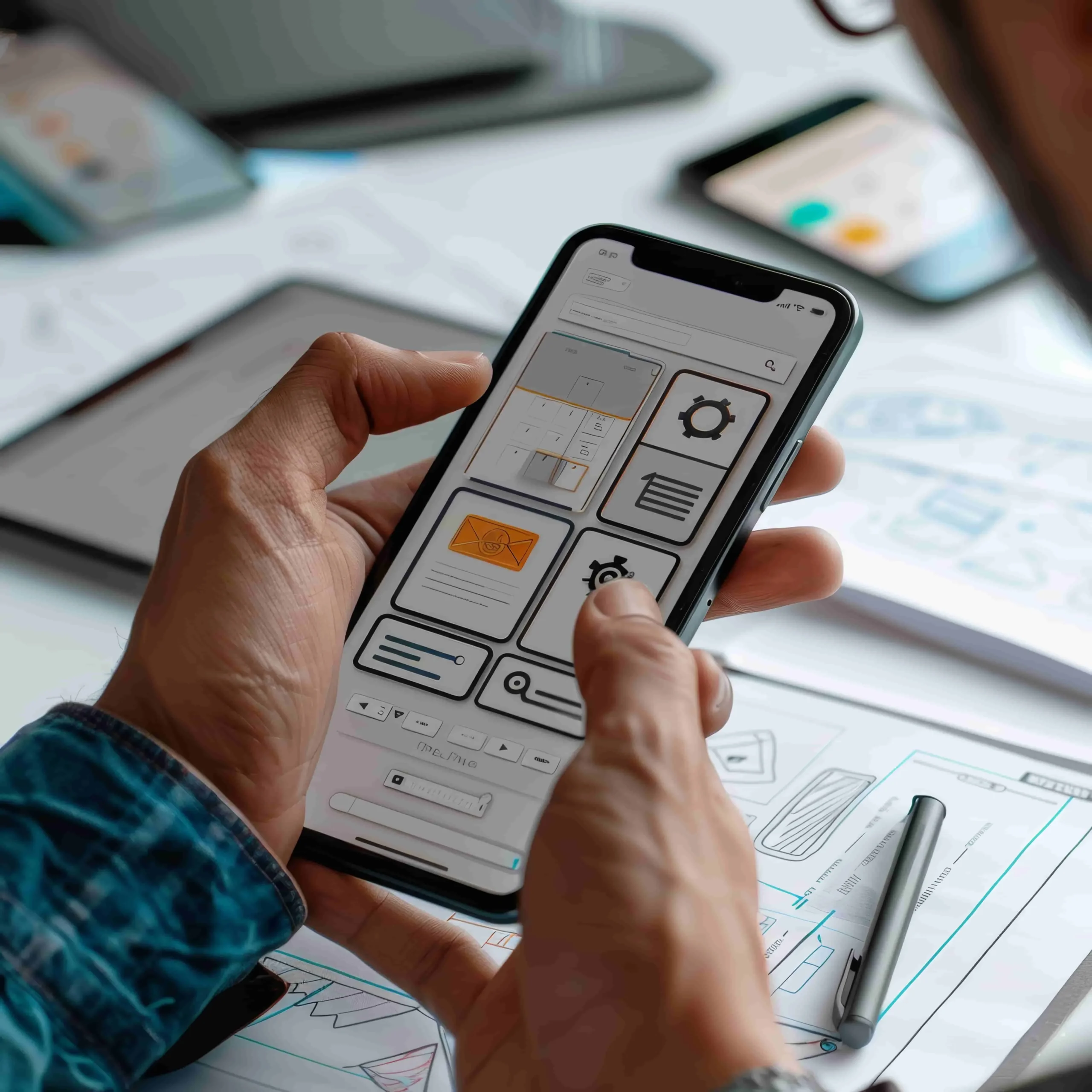 Mobile app UI/UX design and prototyping in New Jersey