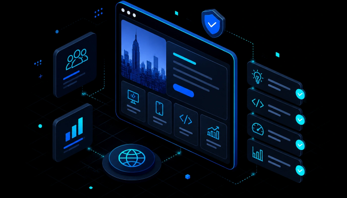 Custom website development in New York