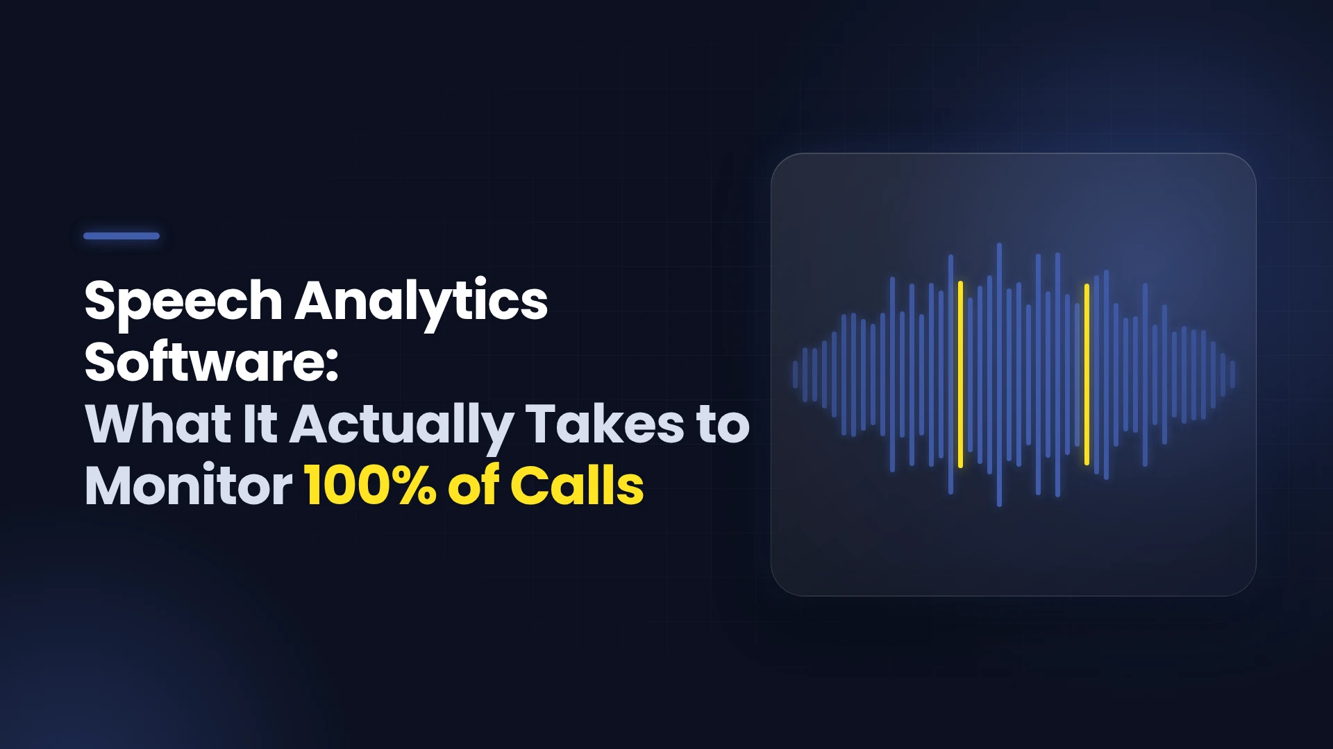 Speech analytics software