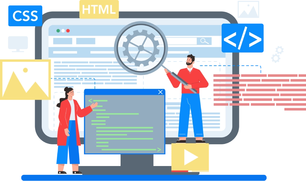 Ecommerce website development Dublin Vector