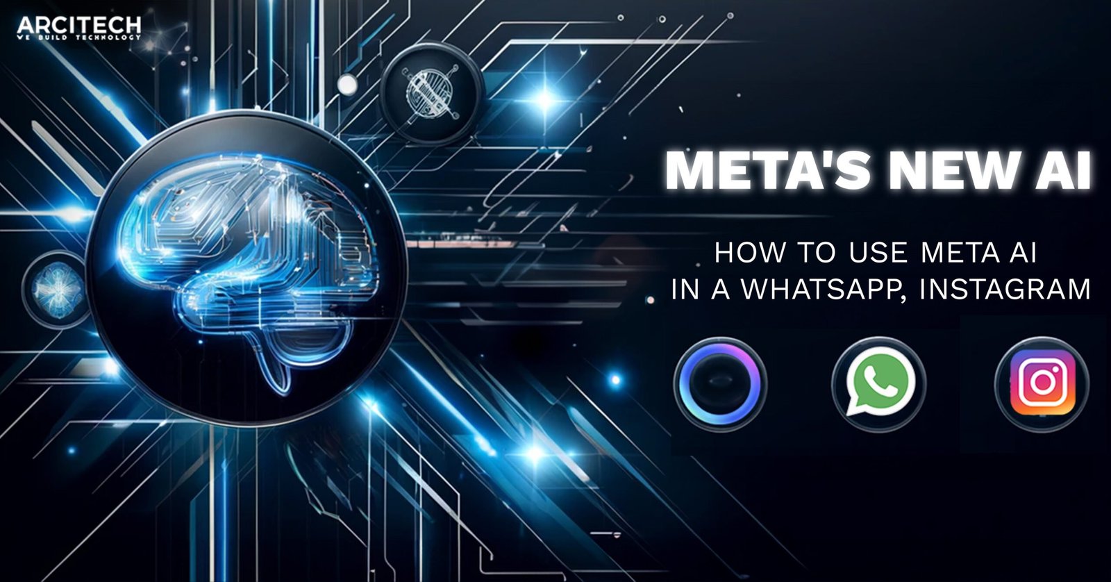 Meta's new AI How to use Meta AI in A WhatsApp, Instagram