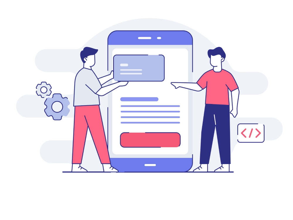 Mobile App Development Company in Frankfurt vector 1