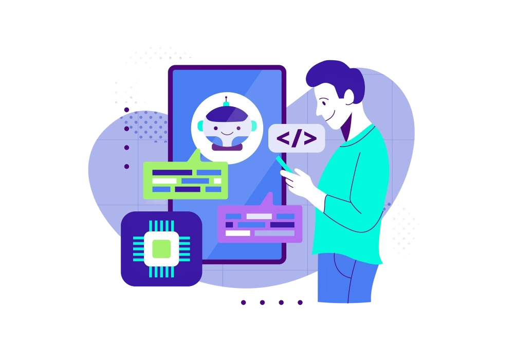 hand drawn flat design npl illustration